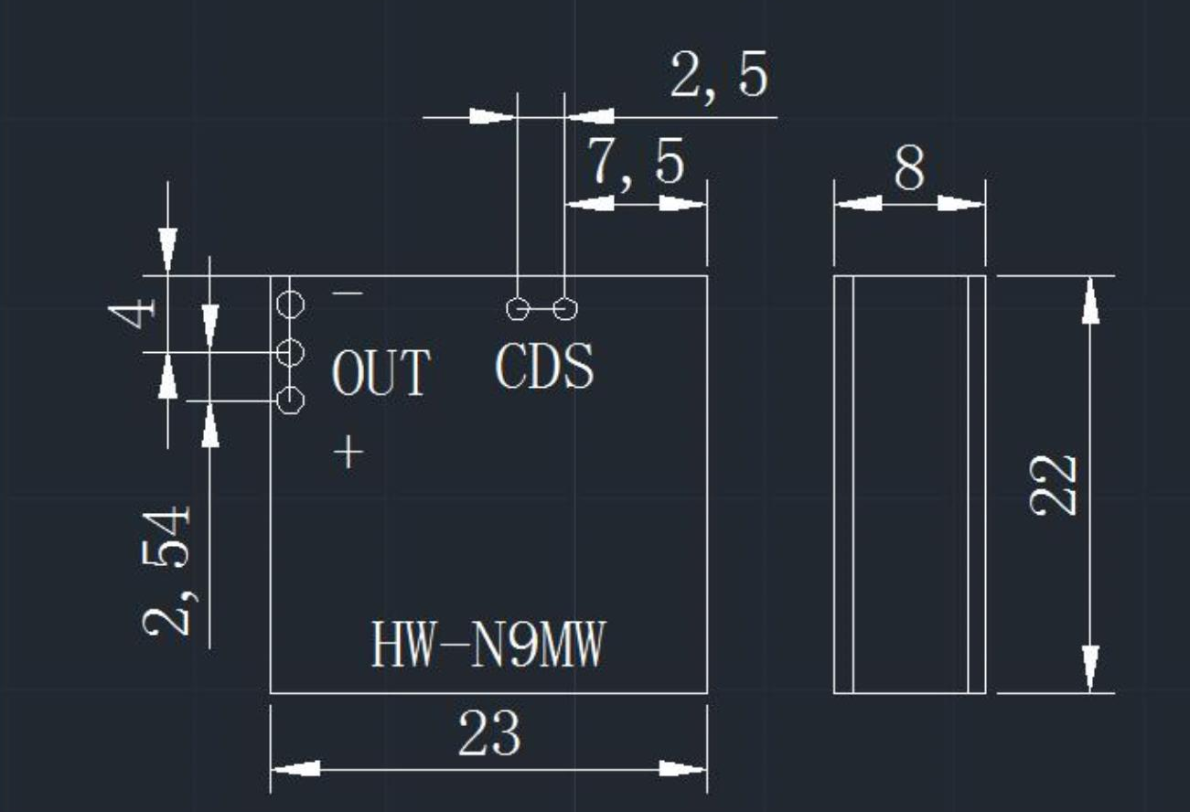 HW-N9MW microwave sensor module(图2)