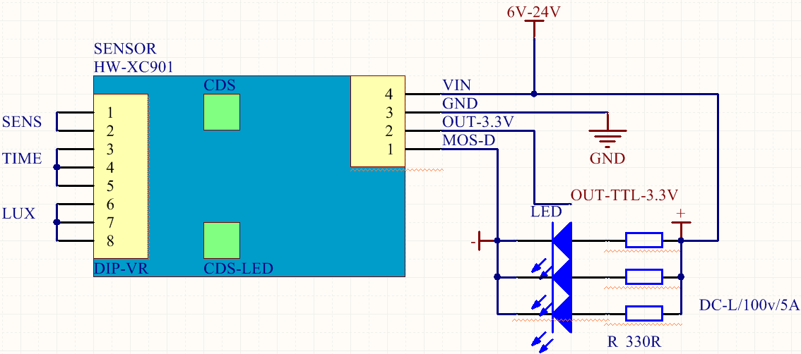 HW-XC901 microwave sensor module(图1)